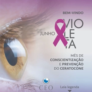💜 Bem-vindo, Junho Violeta! Mês de conscientização e prevenção do Ceratocone 👁️  O Ceratocone é uma doença que afina e altera o formato da córnea, prejudicando a visão e, se não for diagnosticado a tempo, pode evoluir e trazer complicações sérias.  🔍 Atenção aos sinais: visão embaçada, sensibilidade à luz, mudança frequente de grau ou dificuldade para enxergar à noite.  A prevenção começa com a informação e consultas regulares ao oftalmologista! Cuide da sua visão. Ela é única! 💜  📅 Agende sua consulta no CEO – Centro de Excelência em Oftalmologia!  📲 (37) 3237-4600 📲 (37) 3237-4602 📲 (37) 3237-4605  #JunhoVioleta #Ceratocone #SaúdeOcular #PrevençãoÉTudo #VisãoClara #CuidarÉPrevenir #Oftalmologia #CEOOftalmologia #CEO #parademinas #mg
