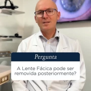 Uma dúvida muito comum é: a lente fácica pode ser removida?  No vídeo de hoje, o Dr. Leonardo Torquetti explica um pouco mais sobre esse assunto e esclarece essa questão para você. Confira! 👁️  📅 Agende sua avaliação no CEO e descubra como corrigir o alto grau de miopia com o especialista.  📲 (37) 3237-4600 📲 (37) 3237-4602 📲 (37) 3237-4605