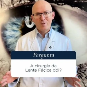 Hoje, o especialista Dr Leonardo Torquetti esclarece mais uma dúvida sobre a cirurgia de lente fácica 👁️✨  A pergunta de hoje é: a cirurgia de lente fácica dói?  Se você tem essa dúvida, esse vídeo é pra você! Confira a explicação e entenda como funciona o procedimento.  💬 Ficou com mais dúvidas? Deixe nos comentários ou agende sua avaliação!  CEO - Centro de Excelência em Oftalmologia 📲 (37) 3237-4600 📲 (37) 3237-4602 📲 (37) 3237-4605