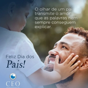 Neste Dia dos Pais, homenageamos todos aqueles que enxergam o mundo com amor e dedicam seus dias a cuidar, orientar e inspirar seus filhos.  Que esse olhar continue iluminando caminhos, fortalecendo laços e construindo memórias para toda a vida.  👨‍👧 Feliz Dia dos Pais!